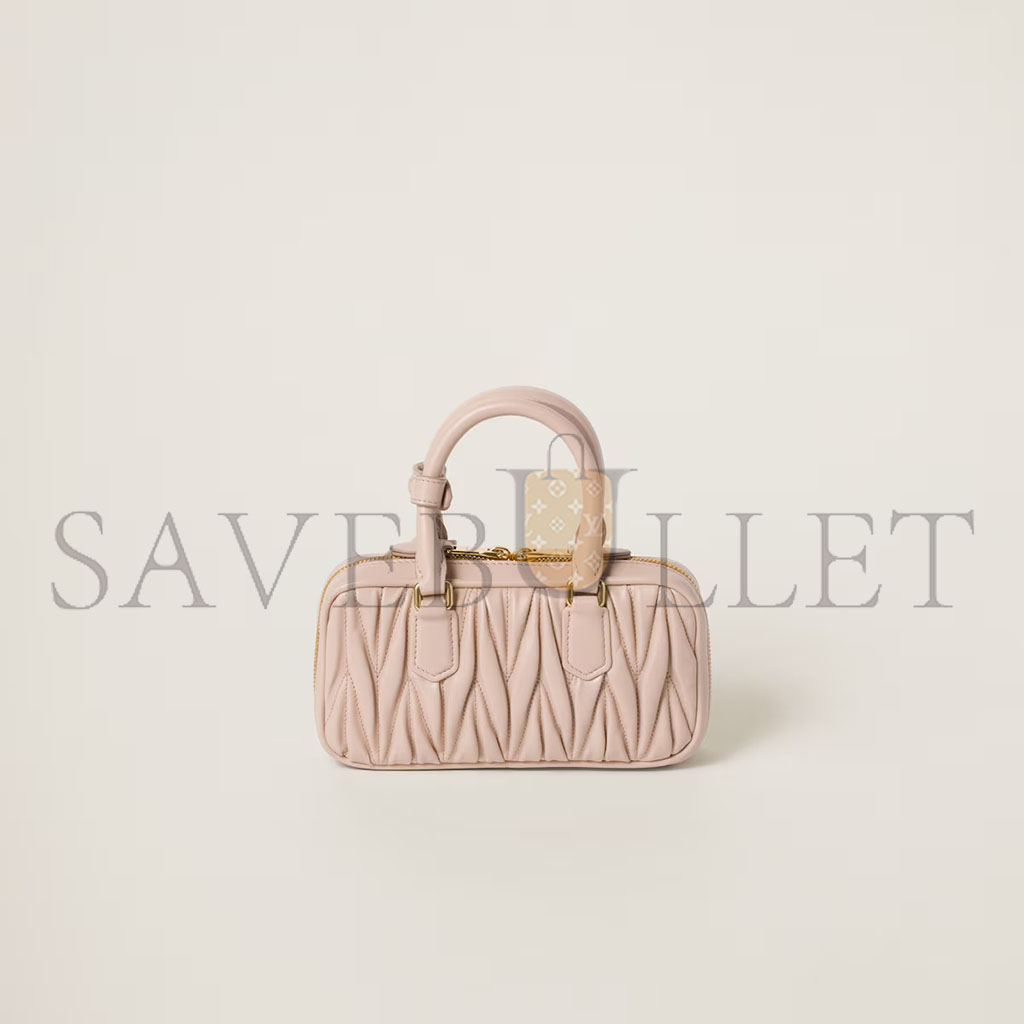 MIU MIU ARCADIE MATELASSÉ NAPPA LEATHER MINI-BAG 5BP088 (19*10*5cm)